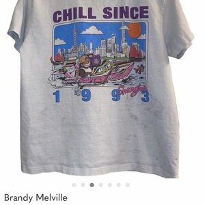 Brandy Melville White Tee 1993